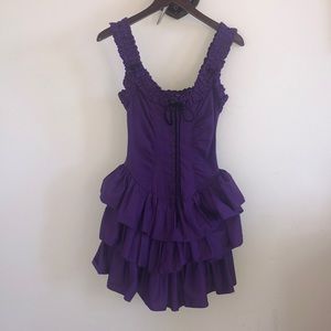 Purple Old West Dress